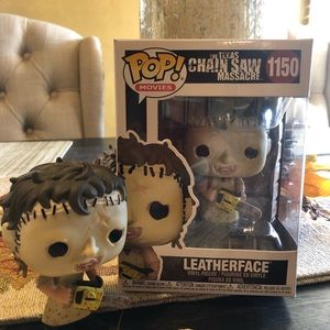 Funko pop leatherface, horror movies vinyl figure